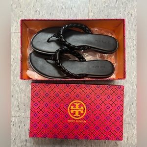 NWOT TORY BURCH BRAIDED BENTON FLIP FLOPS